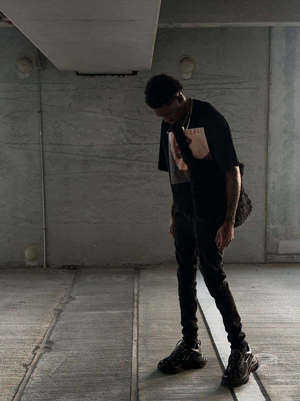 Vamp Frayed Cropped Tee